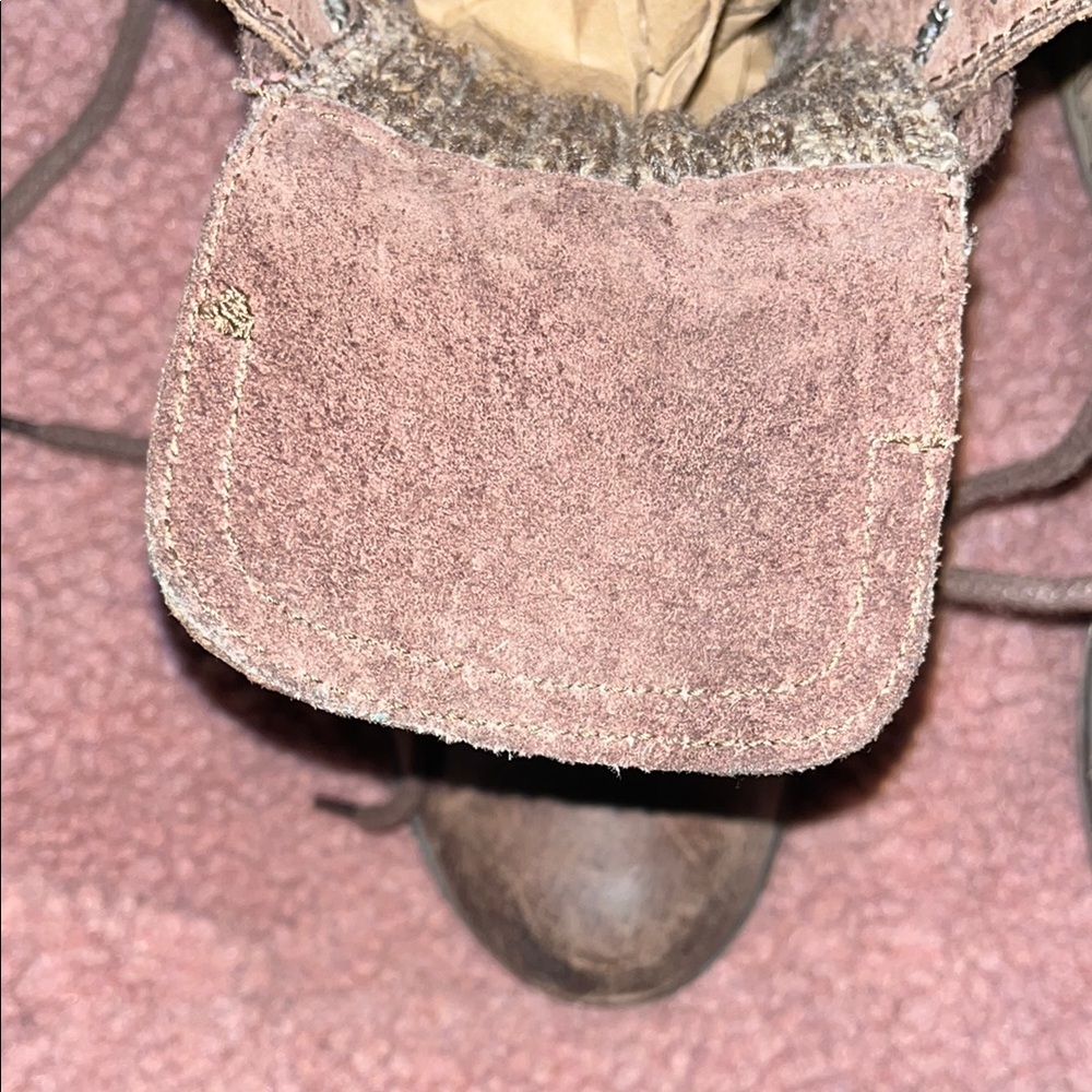 Steve Madden Brown Combat Moto Boots - Picture 10 of 11